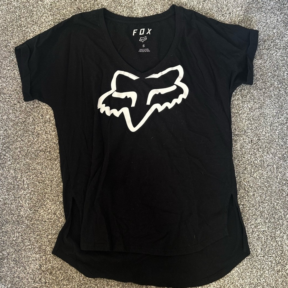 Fox Black and White Short Sleeve Tee